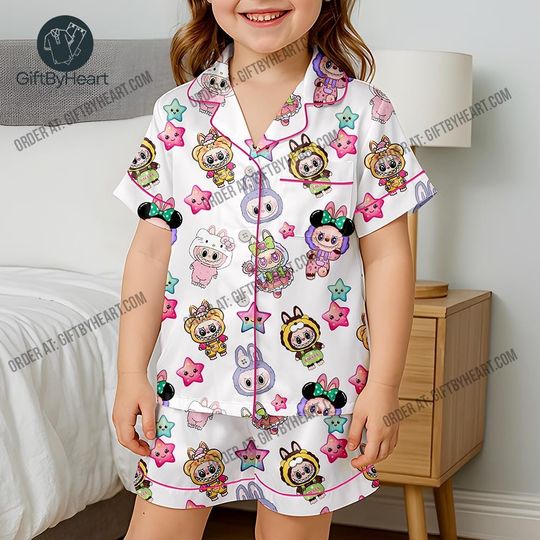 Labubu Pajama Set, Labubu Kids Pajamas Set