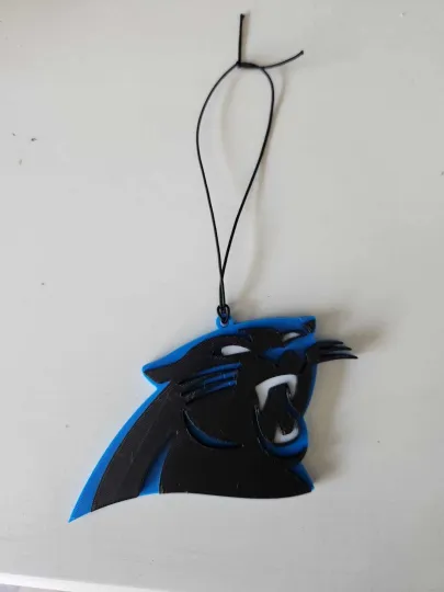 Carolina Panthers Car Rearview Mirror Ornament, Carolina Panthers Ornament