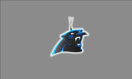 Carolina Panthers Car Rearview Mirror Ornament, Carolina Panthers Ornament