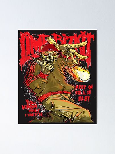 Vintage Limps Bizkits Art Music Legend Poster