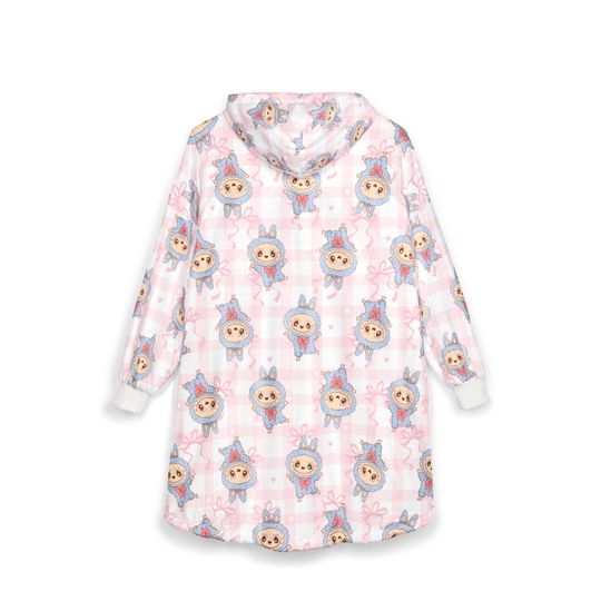 Cute Labubu Blanket Hoodie, Christmas Gift Idea