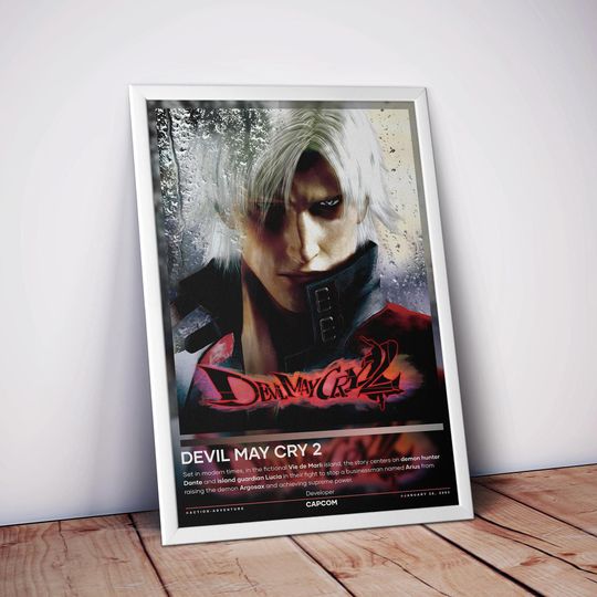 Devil May Cry 2 Poster | Video Game Poster