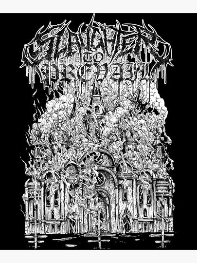 Slaughter to Prevail Demolisher Poster - Black Theme Wall Art Print