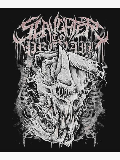 Slaughter to Prevail Poster - Deathcore Band Graphic Artwork