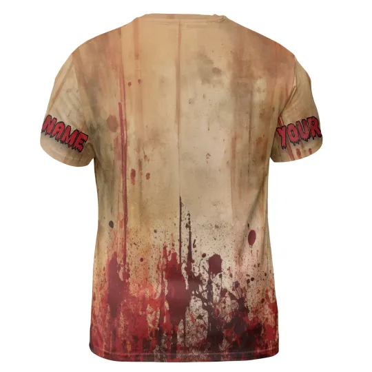 Personalized Bloody Problem Solved Halloween T-Shirt 3D Unisex