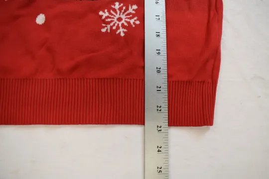 Mad Engine Juniors Sloth Hanging On Ornament Ugly Christmas Sweater  XL