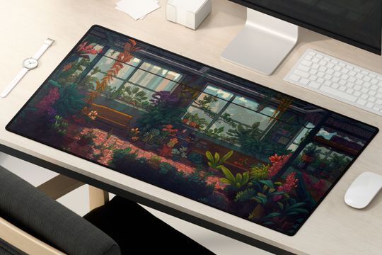 Botanical Desk Mat – Large Floral Mouse Pad