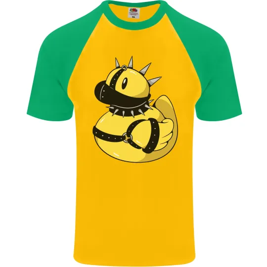 BDSM Rubber Duck Men's Baseball T-Shirt