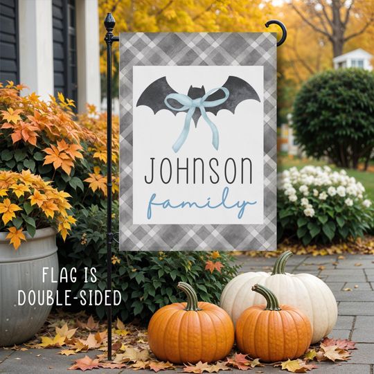Halloween Flag, Outdoor Halloween Decorations Personalized, Cute Halloween Decor