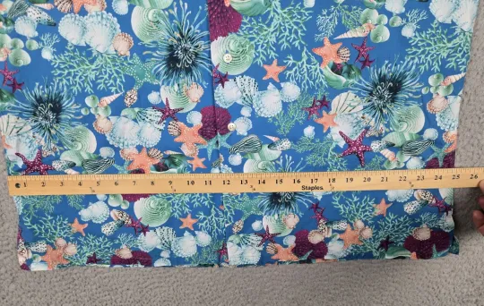 Maus & Hoffman Shirt Tropical Coral Reef Men's Large