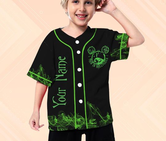 Disney Oogie Boogie Halloween Baseball Jersey, Disney Halloween Jersey, Oogie Boogie Jersey