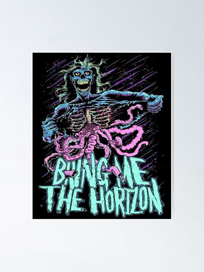 Bring Me The Horizon Poster – Stylish Wall Art for Rock Music Fans