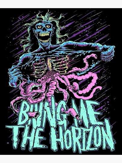 Bring Me The Horizon Poster – Stylish Wall Art for Rock Music Fans
