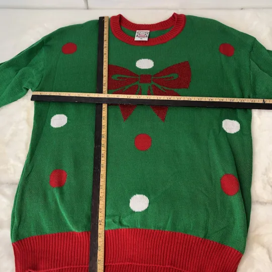 New Merry Christmas Womens M Sweater Ugly Christmas Pullover