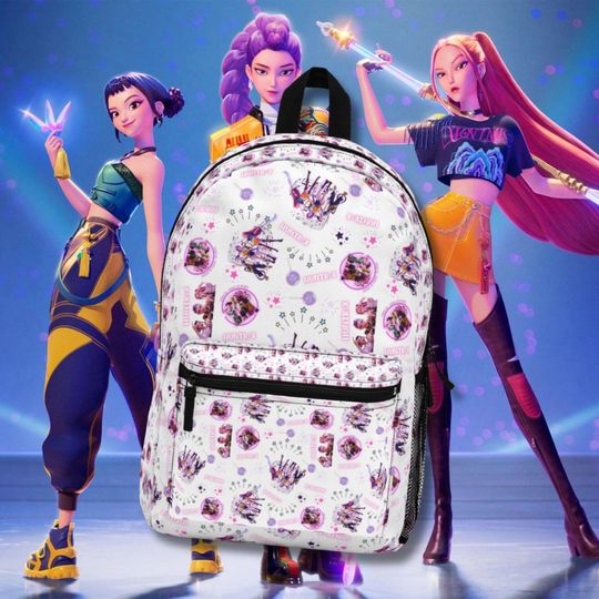 Kpop Huntr/x Demon Hunter Backpack | Cute Anime Gamer School Bag