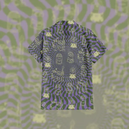 Psychedelic Minion Kevin, Stuart, Bob Hawaiian Shirt