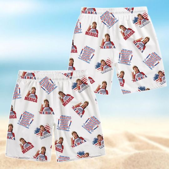 Joe Dirt Merica July 4th Button Shirt, Joe Dirt Hawaiian Shirt, America Flag Vacation Shirt, Shorts Men, Independence Day Tee,