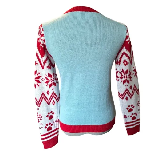 Grumpy Cat Ugly Christmas Sweater Juniors S Small Holiday Up to Snow Good