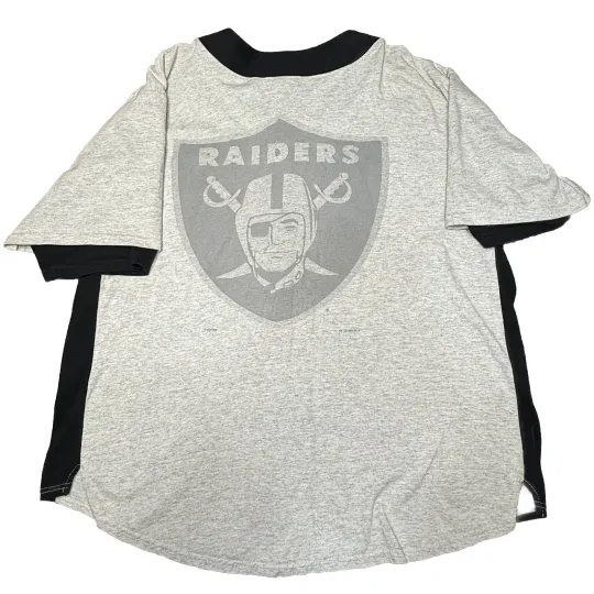 Vintage 90s Los Angeles Raiders Baseball Jersey Shirt