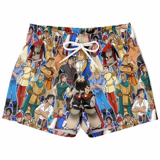 Disney Prince Men's Beach Shorts