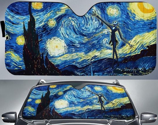 Jack Starry Night Car Sunshade, Starry Night Car Sunshade