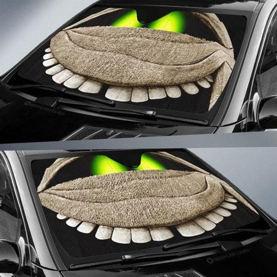 Halloween Characters Car Sunshade, Face Mummy Car Sunshade
