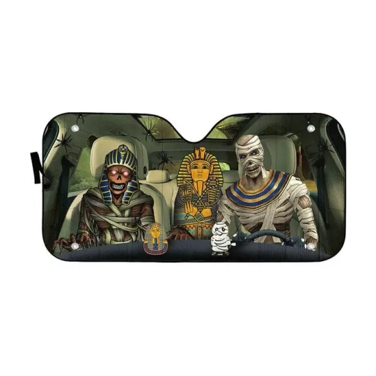 3D Halloween Mummy Custom Car Auto Sunshade
