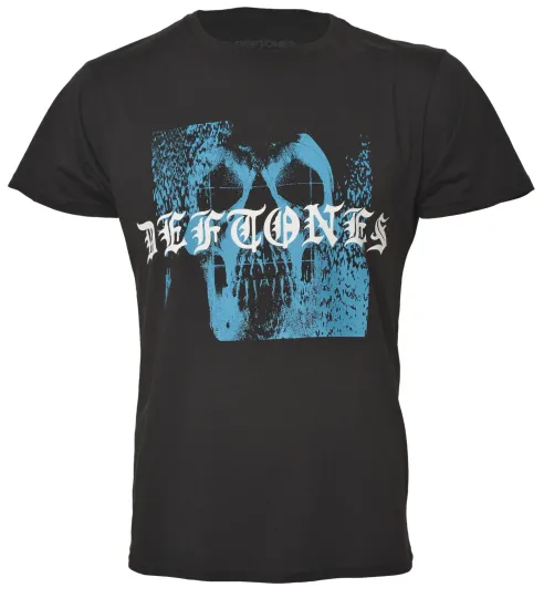 Deftone Static Skull T Shirt