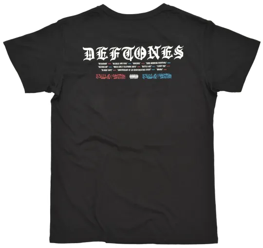 Deftone Static Skull T Shirt