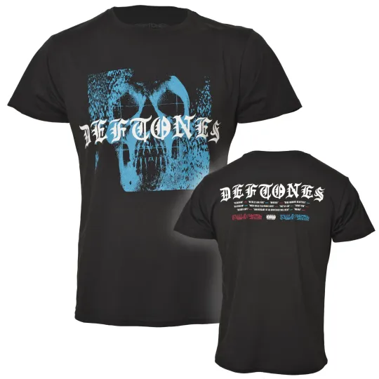 Deftone Static Skull T Shirt