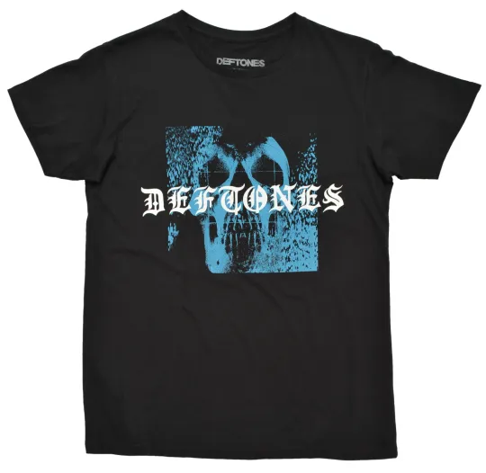 Deftone Static Skull T Shirt