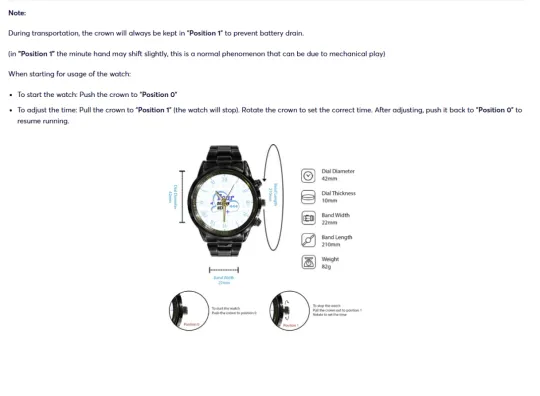 Jaws Black Stainless Steel Watch For Fans