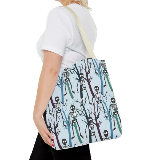 Halloween Skeletons Tote Bag