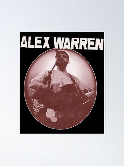 Vintage Alex Warren Tour 2025 Poster