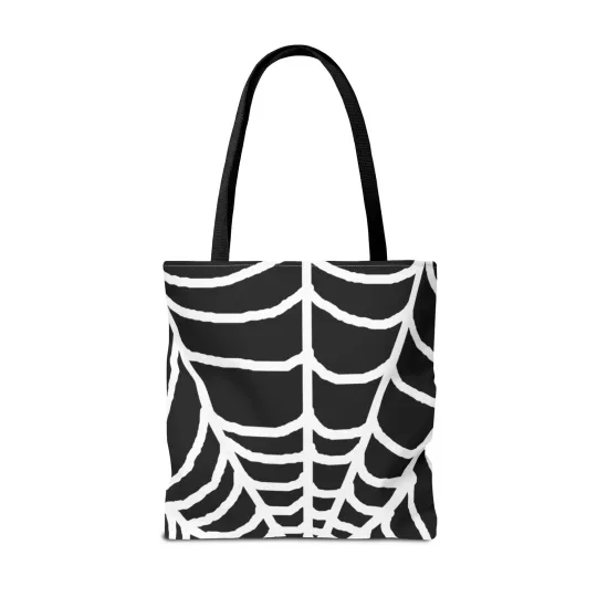 Halloween Spiderweb Tote Bag