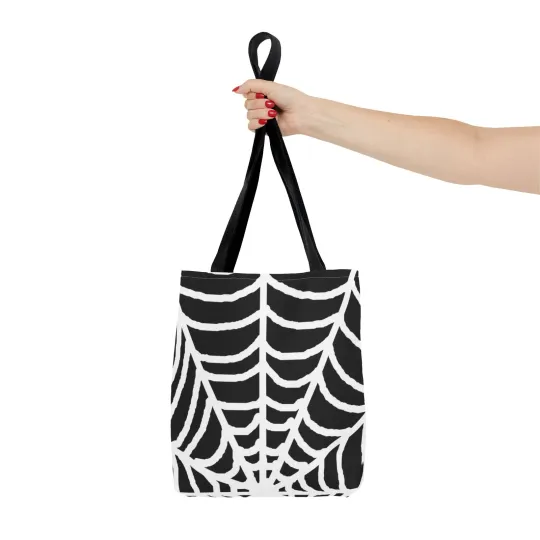Halloween Spiderweb Tote Bag
