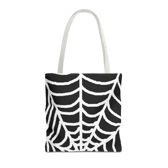 Halloween Spiderweb Tote Bag
