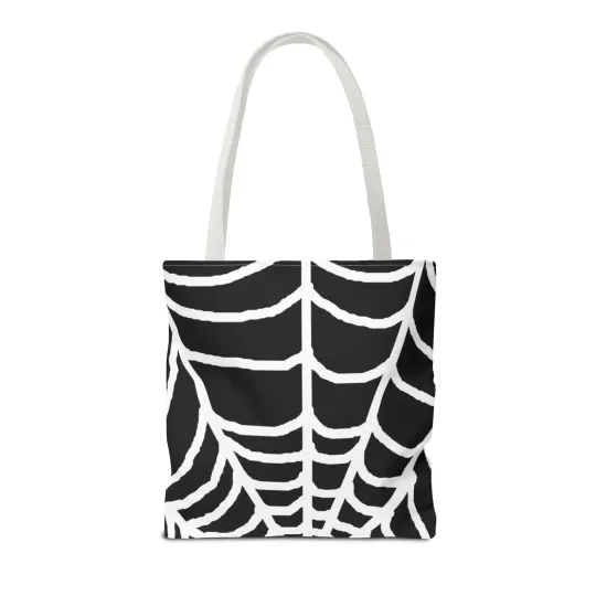 Halloween Spiderweb Tote Bag