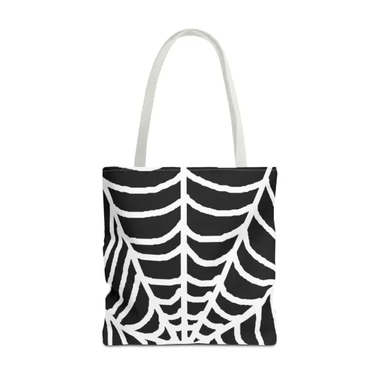 Halloween Spiderweb Tote Bag