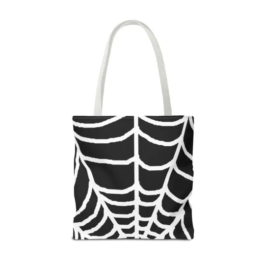 Halloween Spiderweb Tote Bag