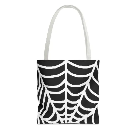 Halloween Spiderweb Tote Bag
