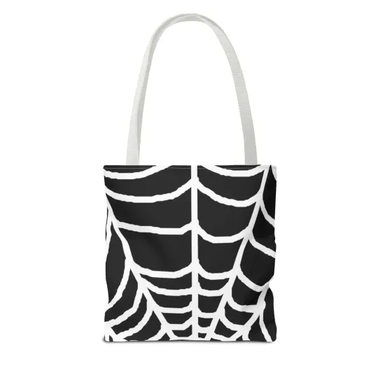 Halloween Spiderweb Tote Bag