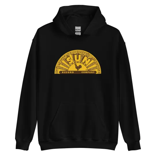 Sun Records-Inspired Traditional Logo Unisex Heavy Blend Hoodie