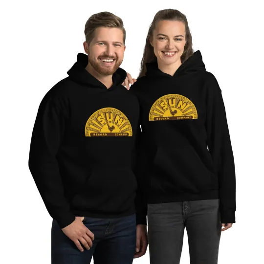 Sun Records-Inspired Traditional Logo Unisex Heavy Blend Hoodie