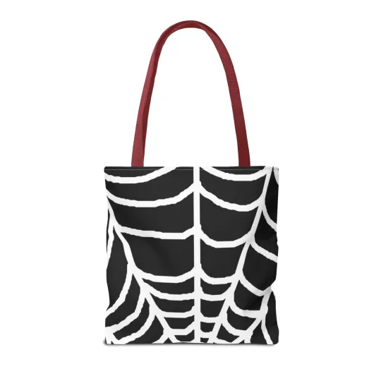 Halloween Spiderweb Tote Bag