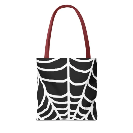 Halloween Spiderweb Tote Bag