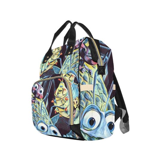 A Bug's Life Diaper Bag Backpack | A Bug's Life Backpack | Disney Diaper Bag | Disney Backpack | A Bug's Life Bag | Disney Diaper Backpack |