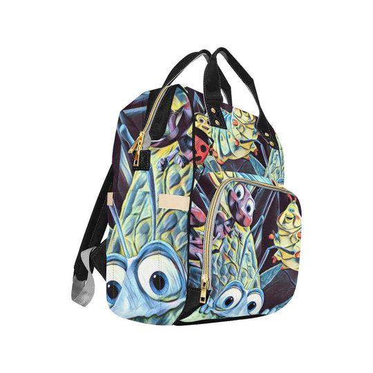 A Bug's Life Diaper Bag Backpack | A Bug's Life Backpack | Disney Diaper Bag | Disney Backpack | A Bug's Life Bag | Disney Diaper Backpack |