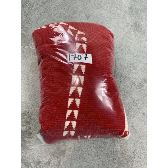 White Stag Ladies Medium Red Classic Ugly Christmas Sweater W Geometric Patterns