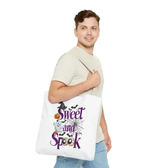 Sweet and Spook Halloween Tote Bag (AOP)